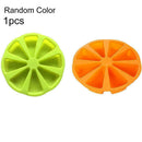 8-Triangle Round Silicone Cake Pan Tin Muffin Pizza Tray Baking Hot DIY P4U1