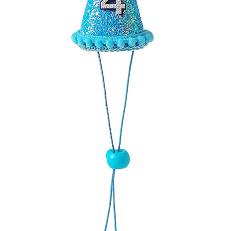 Pet Dog Birthday Hat with Number Cat Headwear Costume Party Decoration Supplies