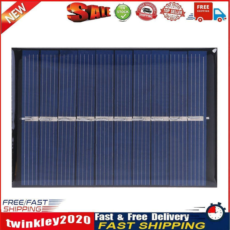 0.6W 5V 120mA Solar Cell Module Polycrystalline Solar Panel DIY Charger Newly