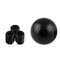 Manual Transmission Car Gear Knob Round Ball Gear Lever Knob Black Unviersal
