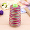 Rainbow Cross Stitch Sewing Threads Textile Yarn Woven Embroidery Line(A) Newly
