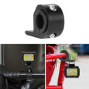 Motorcycle Headlight Braces Tube Clamps Kit for Spotlight Fog Lights Holder