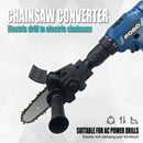 Electric Drill Converter into Electric Chainsaw Pruning Saw Bracket Adapter