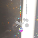 Crystal Wind Chimes Chandelier Rainbow Dragonfly Beads Hanging Decor (1) Newly