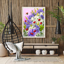 5D Diamond Painting Flower Full Round Rhinestone DIY Mosaic Picture Home Deco