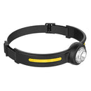 XPG3+COB LED Head Lamp 550lm 6 Modes Waterproof Torch Work Headlight for Ca