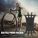 Silicone Bicycle Phone Support Holder MTB Road Bike Handleable Smartphone Rack