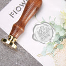 100pcs Retro Octagon Fire Painting Pills Sealing Wax Grain for Envelope (F)