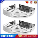 2 X Stainless Steel Bathroom Shelf Shampoo Storage Racks Kitchen Holder
