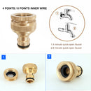 Copper Faucet Connection - Corrosion & Rust Resistant Faucet Interface (A)