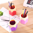 5pcs Pen Vase Makeup Brush Holder Stationery Desk Container Office Supply