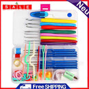 1 Set Crochet Hook Needles Meshes Knitting Craft Case Crochet Set for D