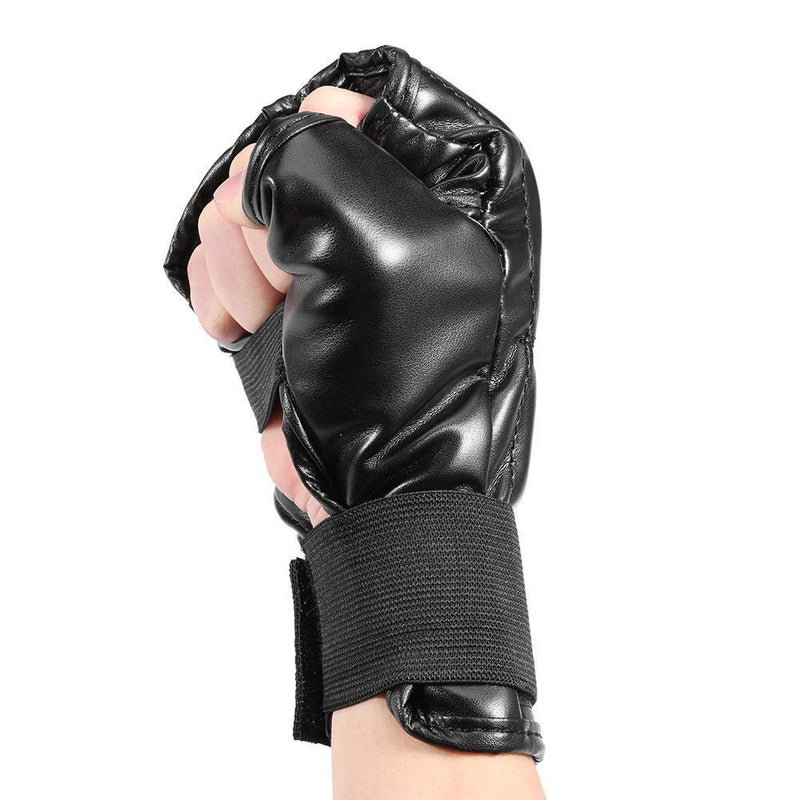 Half Finger Fighting MMA Boxing Sports PU Leather Tiger Muay Thai Gloves Newly