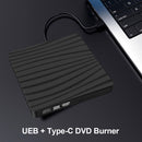 USB 3.0 External DVD RW CD Writer Drive Burner Drive-free Disk Reader Player