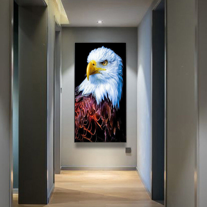 White Eagle Oil Paint By Numbers Kits Canvas DIY Picture Craft Coloring Drawing
