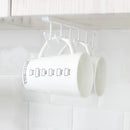 Seamless Towel Storage Wall Mounted Hanger Punch Free Wardrobe Door Back Rack