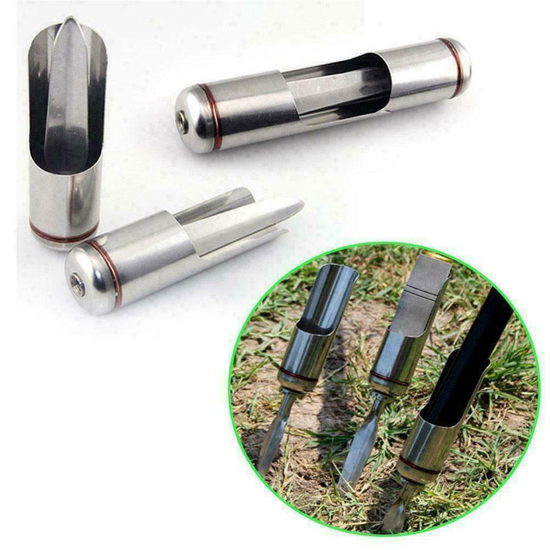 Adjustable Steel Stand Rod Pole Ground Holder Fishing Tackle Support X9Y4