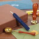 Retro DIY Sealing Strips Seal Wax Stick Envelope Paint Stamps (Lake Blue) Newly