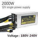 2000W Desktop Power Supply High Efficiency for BTC Bitcoin ETH Ethereum Mining