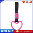 JDM Heart Train Bus Handle Hand Strap Car Rear Bumper Warning Loop (Pink)