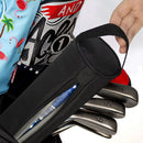 Golf Cooler Bag - 7-Can Beer Sleeve Cooler Sling for Beer Lover (Black) Newly