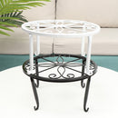 Garden Metal Bonsai Rack Flowerpot Supports Display Shelf Flower Pot Stand