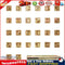 26pcs Steel Printing Punch Alphabet Letter Stamp Set Metal Leather Tools Newly