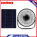 Solar Panel Fan Fan 7W Exhaust Fan for Office Outdoor Dog Chicken House
