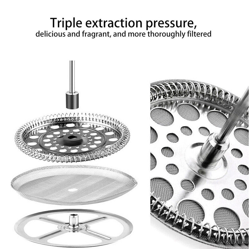 Coffee Brewing Pot French Press Filter Tea Brewer Coffee Pot Maker Glass Ke