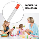 Plastic Knitting Needles Sweater Needles Holder Storage Case Needlework Too
