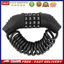 Steel Cable Security Bicycle Password Lock 4 Digit Anti-Theft Bike Helmet L