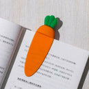 Silicone School Supplies Office Stationery Carrot Bookmark Mark Book