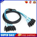 6pcs/set SATA III SAS Data Cable for Server SATA 7 Pin to SATA 7 Pin (1m)
