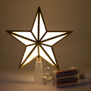 Christmas Tree Five-pointed Star LED Light Fairy Lighted Lamp Xmas Decor Newly