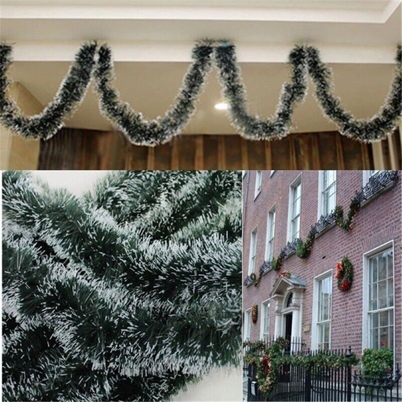 2M Christmas Tinsel Garland Xmas Sparkly Tree Ornament Home Party Hanging Decor
