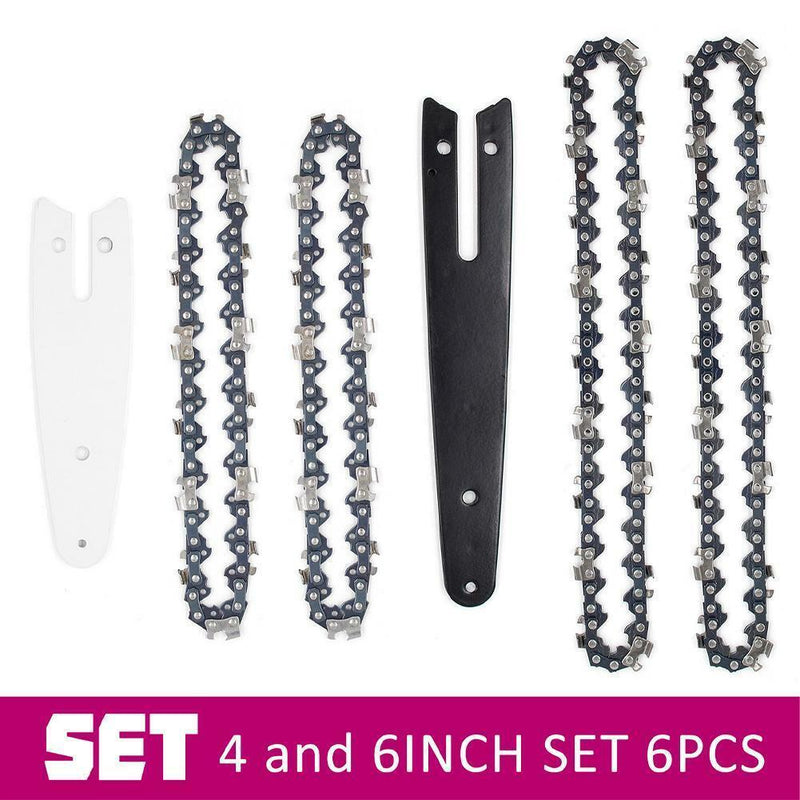 4/6 Inch Chainsaw Chain Chain Guide Plate Chainsaw Chains and Chains Guide Plate