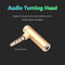 L-shape 3.5mm Male To Female Audio Converter Adapter Earphone Jack for Tablet PC