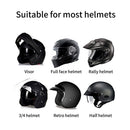 T6 Motorcycle Helmet Bluetooth - Compatible Wireless Headphones with Microphone