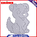 Scrapbook DIY Cute Dog Dying Card Maker Metal Cube Cutting Scab