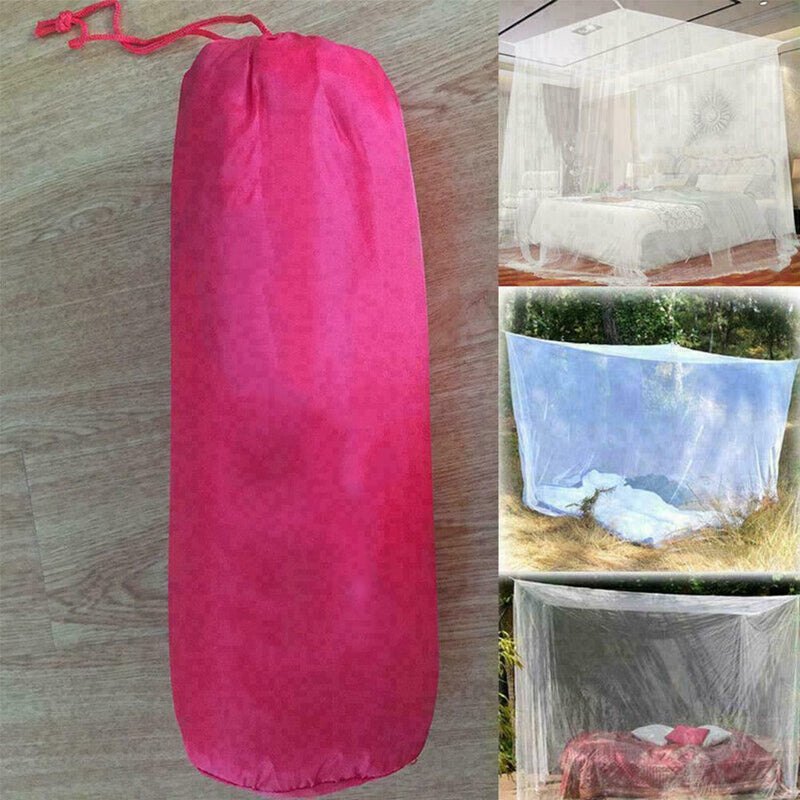 Large White Camping Mosquito Net Indoor Outdoor Insect Tent T1H AA Storage P8M2