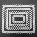 4pcs Metal Cutting Dies Stencils for DIY Scrapbooking (Rectangular Star)