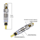 2/6/12pcs Replacement Brass Presta Valve Cores + Remover for Mountain Road Bike
