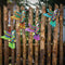 4 Pack Metal Hummingbird Wall Decor Hanging Wall Art Sculpture Decorations