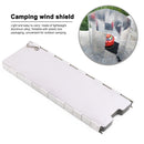 Outdoor Picnic Cooking Windproof Wind Shields Screen Foldable Stove Windshield