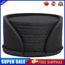 10pcs Round Felt Cup Mats Coasters Heat Resistant Coffee Tea Pad (A Black)