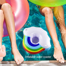 Pool Cup Holder - Pack of 9 Inflatable Float Drink Holder for Summer Beach Newly