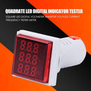 LED Digital Hertz Meter Signal Lights Voltage Current Frequency Combo Tester