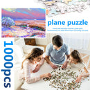 Educational Jigsaw Toys 1000pcs DIY Beach Oil Painting Puzzle for Kids Adul