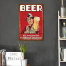 Retro Beer Metal Tin Signs Home Wall Decor Poster Nostalgia Plates Craft Plate