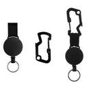 ID Card Badge Holder Retractable Keychain Badge Reel Clip Doctor Nurse Clip